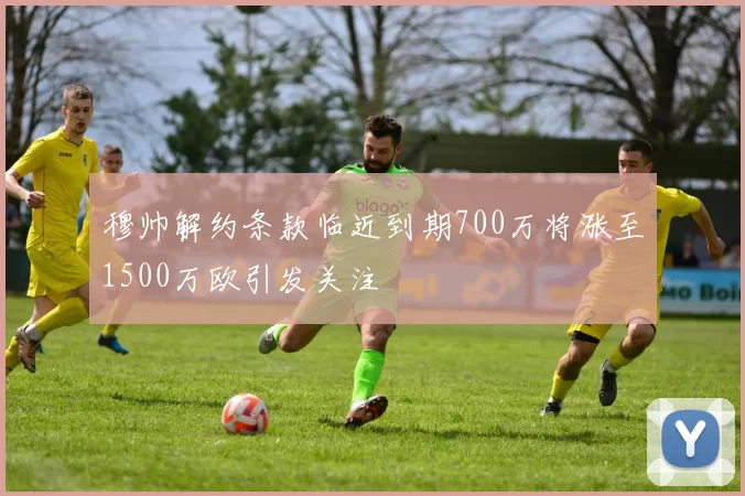 穆帅解约条款临近到期700万将涨至1500万欧引发关注